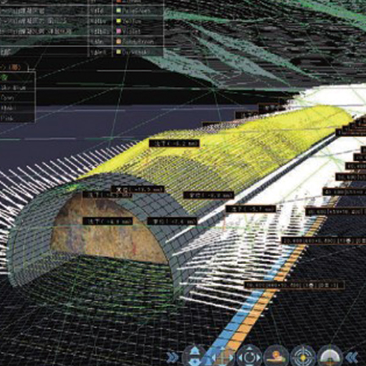 トンネルCIM統合-4D Map