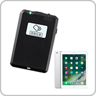 建レコ用カードリーダー(BNR01NF)&iPadセット ｰ